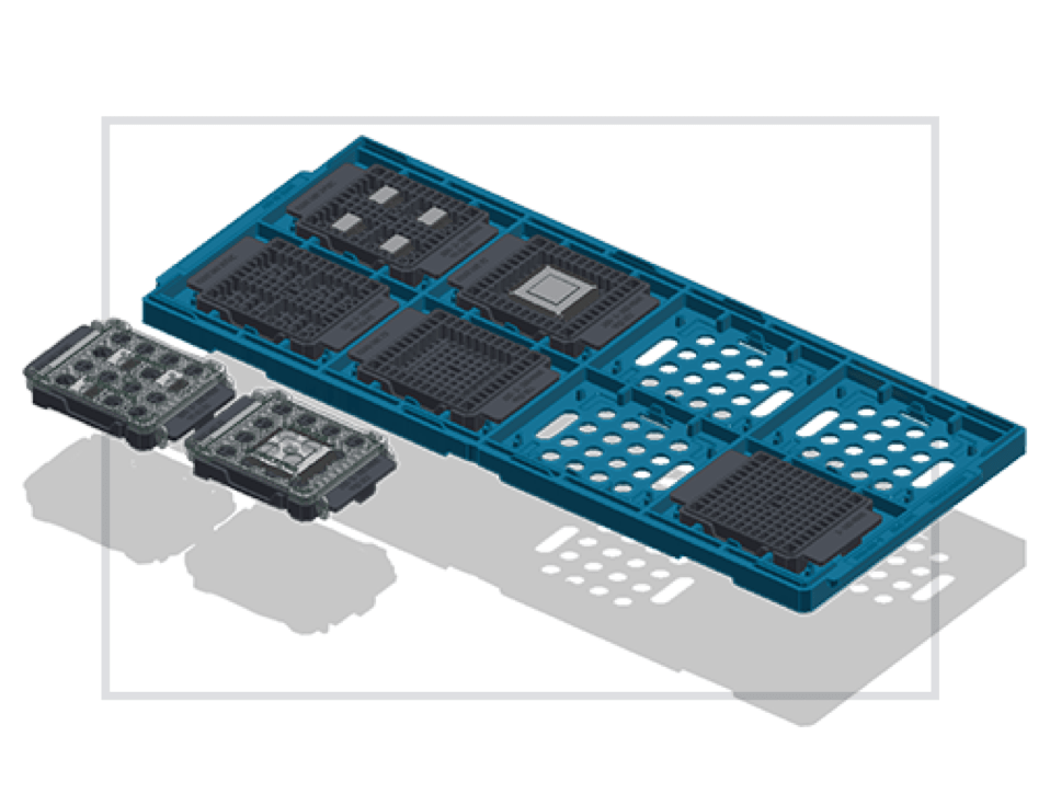 CAD Rendering JEDEC Tray