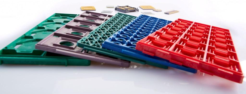 JEDEC Trays in a range of colors