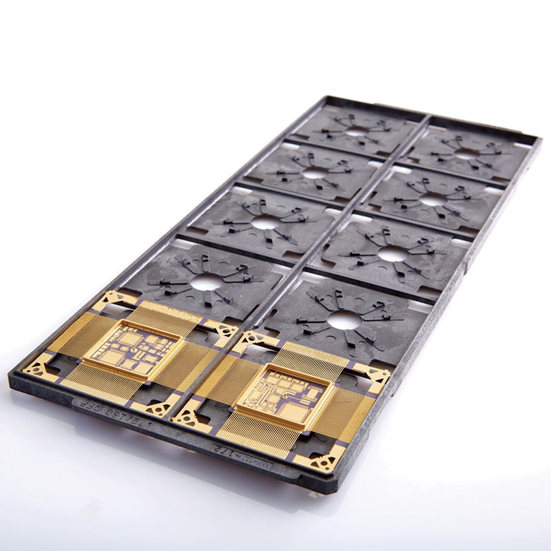 RapidTray® Machined Matrix Tray for QFPs with tie bars
