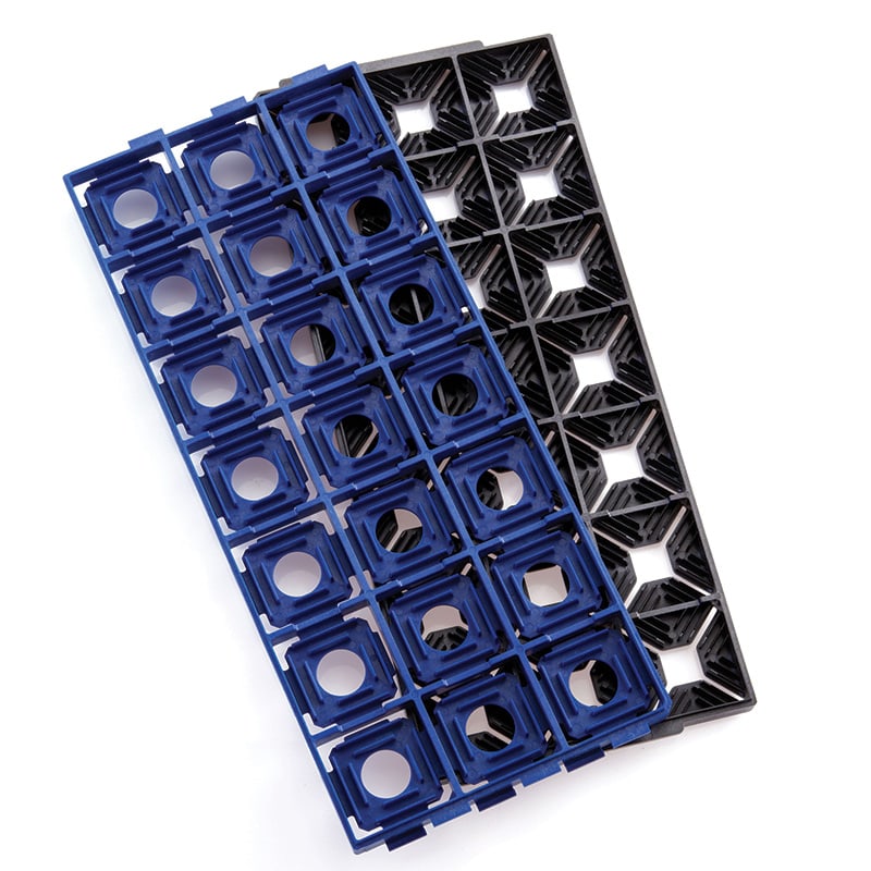 JEDEC 21 pocket universal PGA Matrix Trays