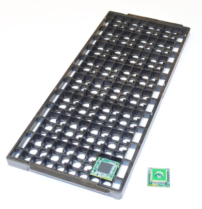 JEDEC Matrix Tray for Optical Chip on Adapter Board
