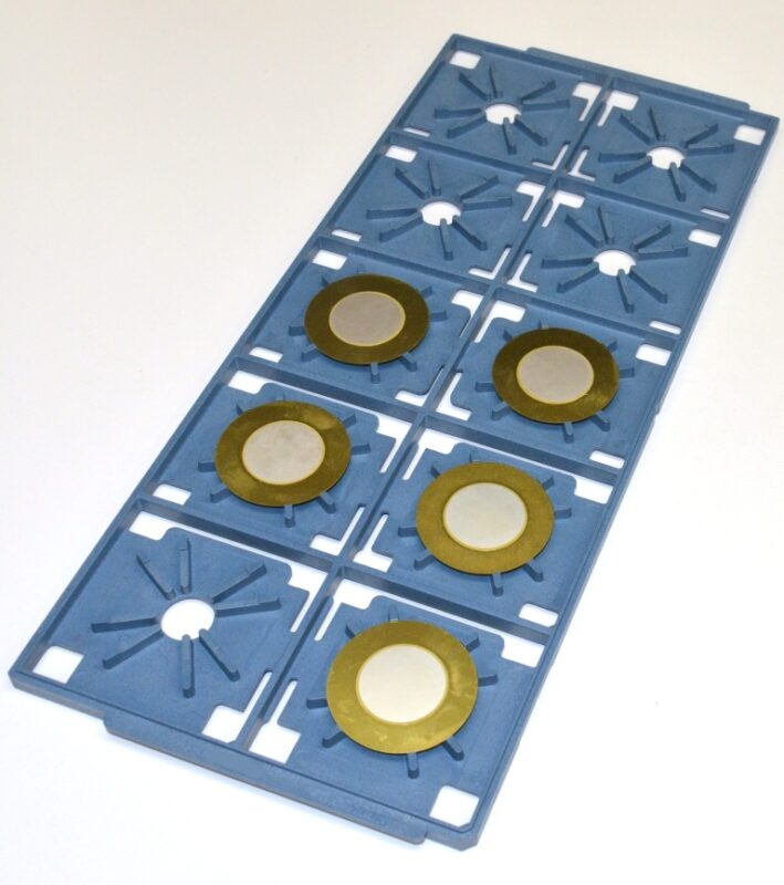 Custom Matrix Tray for Thin Round Component