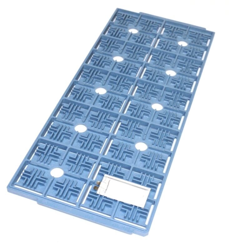 Custom 10 Pocket JEDEC Matrix Tray for Thin Flexible Part