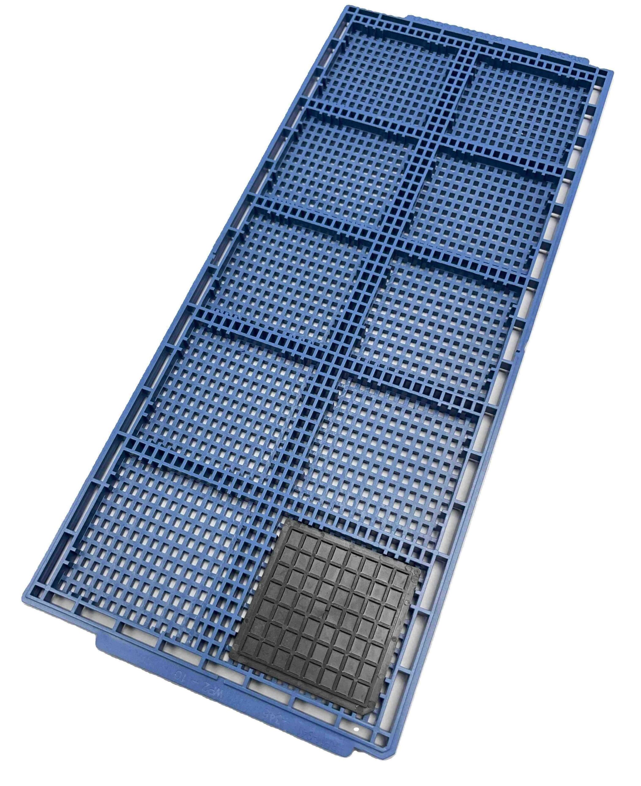 JEDEC tray to hold 2" waffle pack traY
